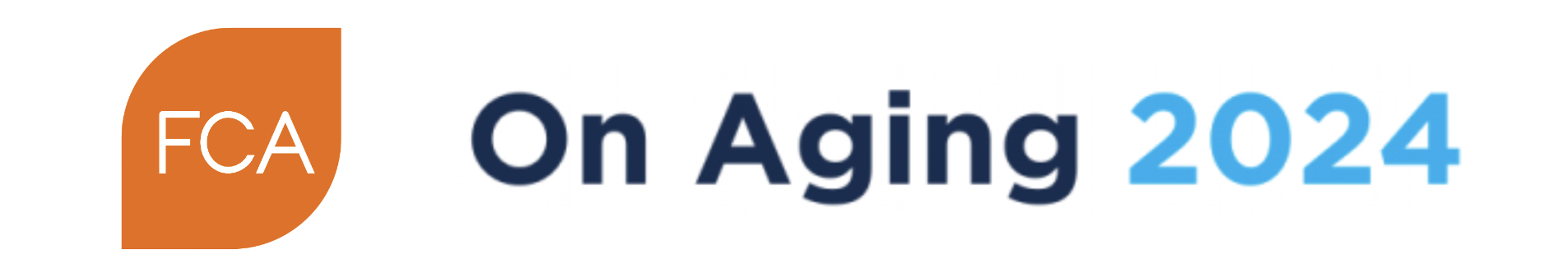 Family Caregiver Alliance logo and On Aging 2024 in text